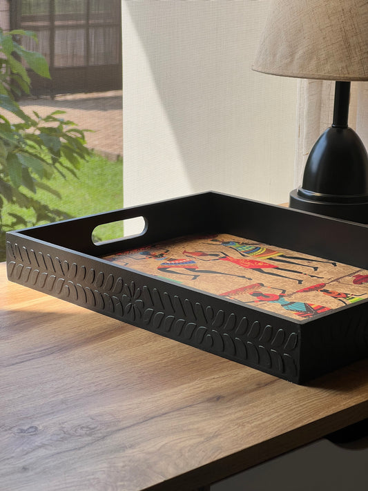 Colorful African Pattern Tray